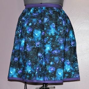 Brand New Handmade Galaxy Full A Line Skirt